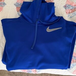 Nike Royal Blue Pullover with Silver Swoosh